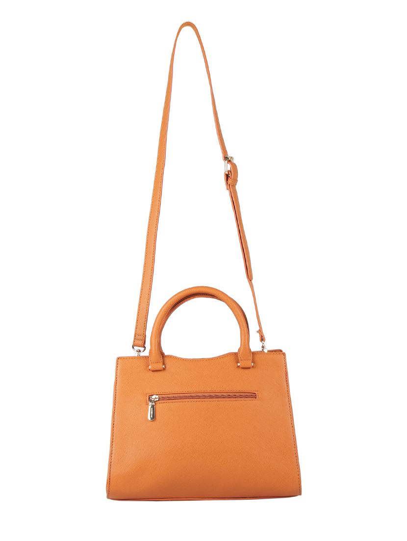 tan leatherette regular sling bag - 16684695 - Zoom Image - 2