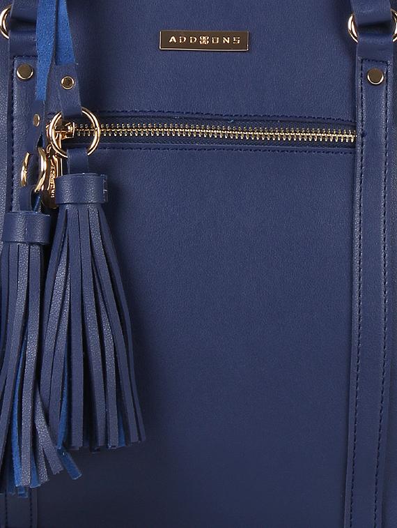 blue leatherette (pu) regular tote - 16684723 - Zoom Image - 5