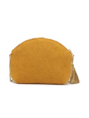 yellow cotton regular clutch - 16685069 - Standard Image - 2