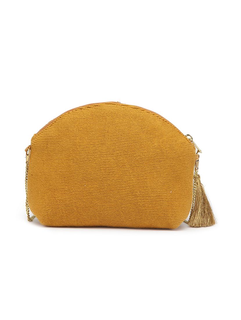 yellow cotton regular clutch - 16685069 - Zoom Image - 2