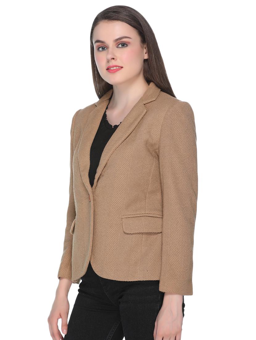 lapel neck pocket patch blazer - 16685316 - Zoom Image - 2