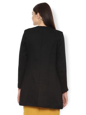 double breasted solid jacket - 16685702 - Standard Image - 2
