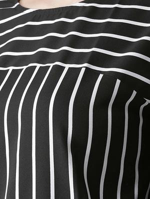 round neck striped top - 16685760 - Standard Image - 5
