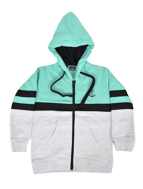 color block hooded sweatshirt - 16685928 - Standard Image - 1