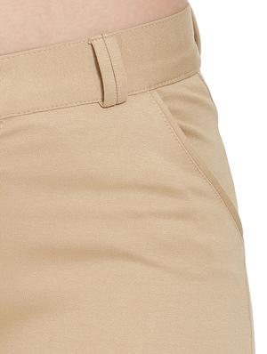 high rise flat front trouser - 16687572 - Standard Image - 5