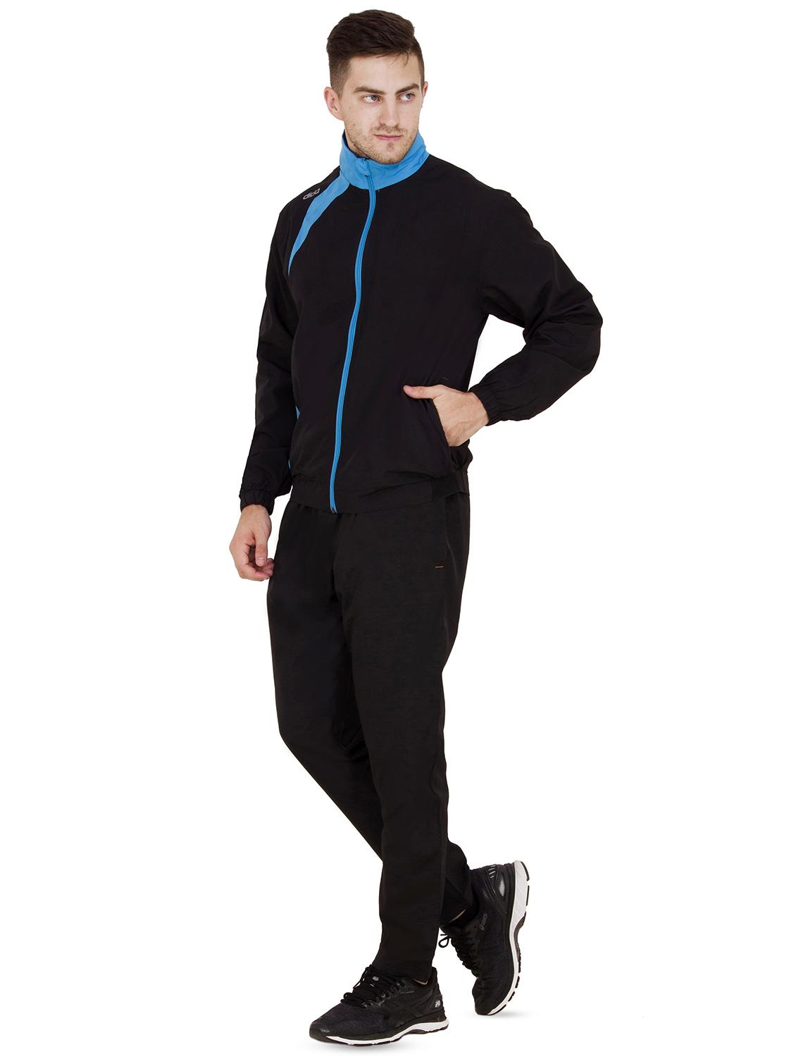 black color block track suit - 16687949 - Zoom Image - 2