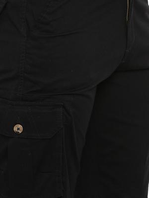 black solid shorts - 16688767 - Standard Image - 5