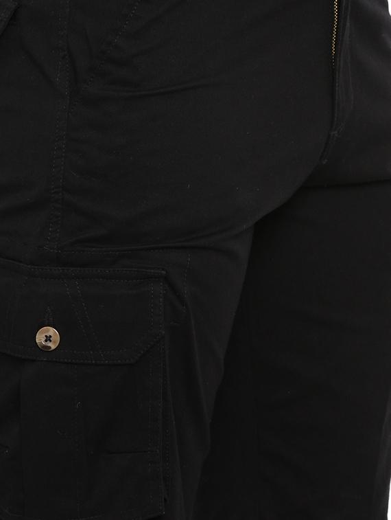black solid shorts - 16688767 - Zoom Image - 5