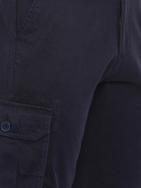 navy blue solid shorts - 16688768 - Zoom Image - 5