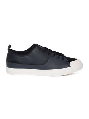 blue leather lace up sneakers - 16690075 - Standard Image - 2