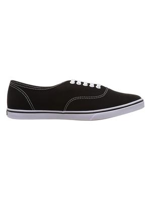 black canvas lace up sneakers - 16690089 - Standard Image - 2
