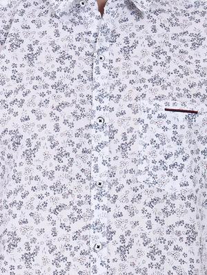 white floral printed casual shirt - 16690871 - Standard Image - 5