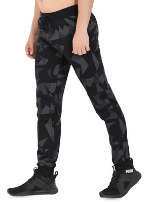 black printed jogger - 16690973 - Standard Image - 2