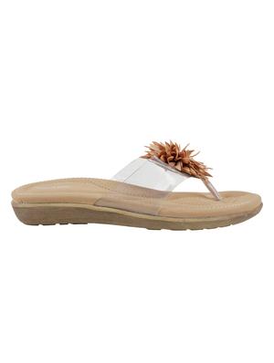 beige slippers flip flops - 16691256 - Standard Image - 2