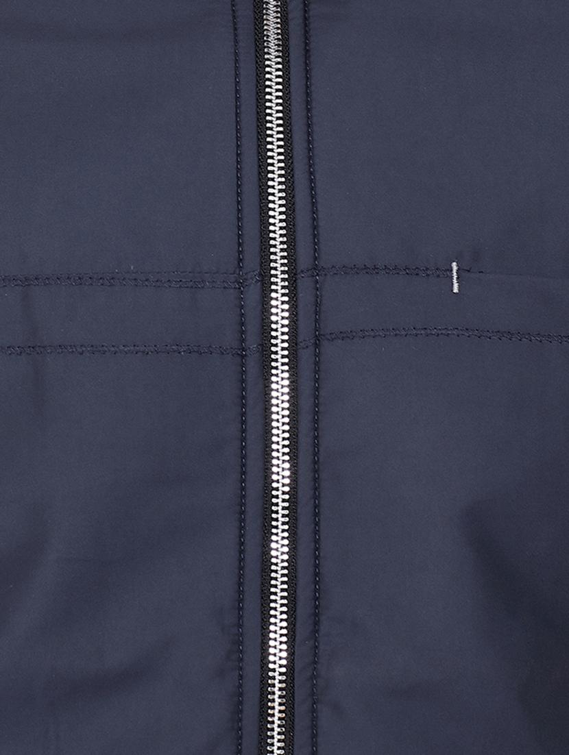 dark blue solid casual jacket - 16691473 - Zoom Image - 5