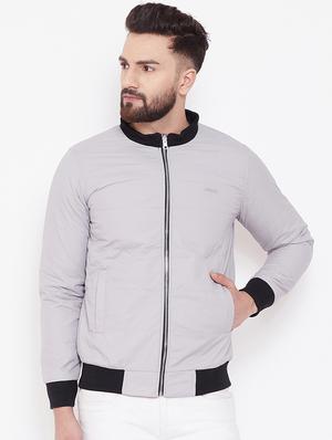 orange printed reversible casual jacket - 16691481 - Standard Image - 5
