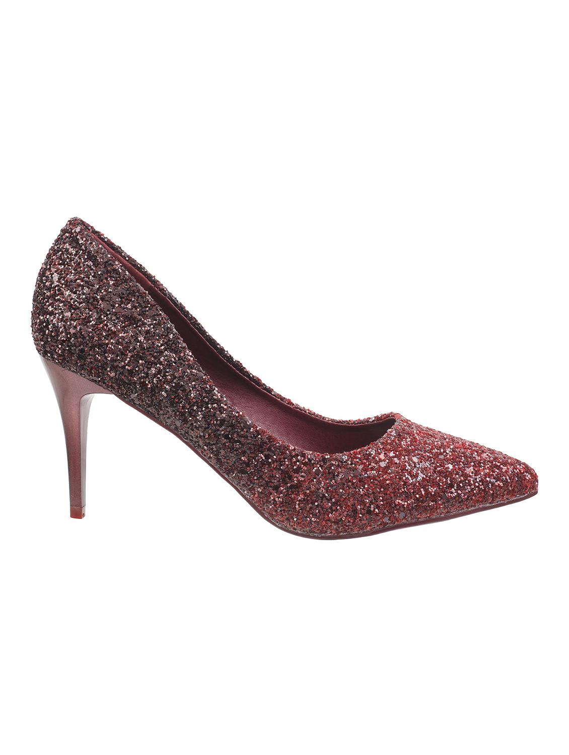maroon slip on pumps - 16691581 - Zoom Image - 2