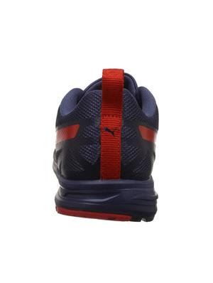 blue fabric lace up sport shoes - 16692034 - Standard Image - 2