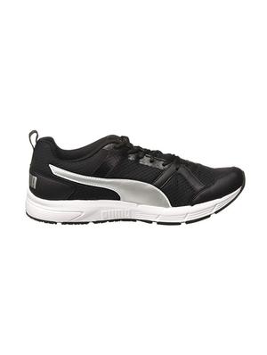 black fabric lace up sport shoes - 16692042 - Standard Image - 2