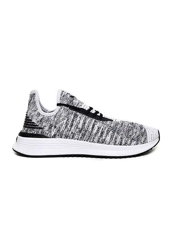 black fabric lace up sport shoes - 16692061 - Zoom Image - 2