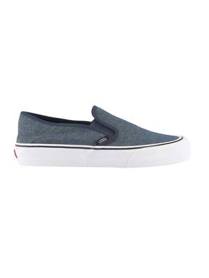 blue canvas slipons - 16692484 - Standard Image - 2