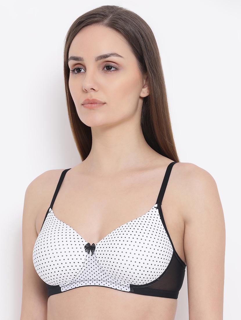 bow patch polka dots t-shirt bra - 16692677 - Zoom Image - 2
