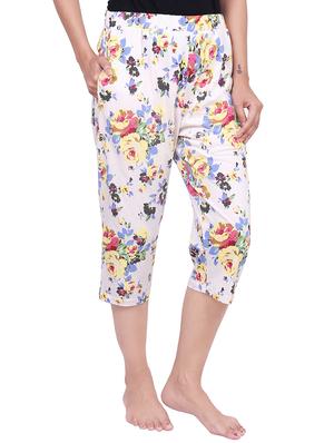 high rise floral capri - 16693061 - Standard Image - 2