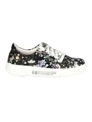 black lace-up sneakers - 16693617 - Standard Image - 2
