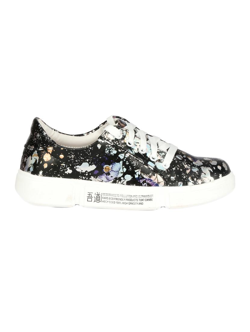 black lace-up sneakers - 16693617 - Zoom Image - 2