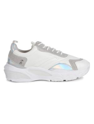 white lace-up casual shoes - 16693726 - Standard Image - 2