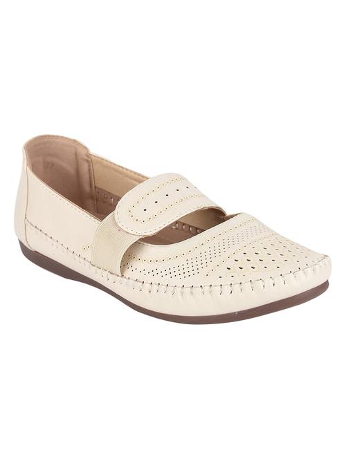 beige slip on casual shoes - 16693743 - Standard Image - 1