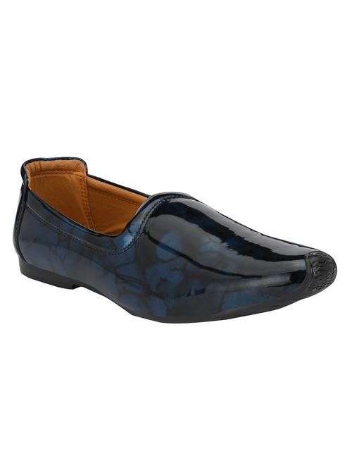 blue patent leather slipons - 16694106 - Standard Image - 1