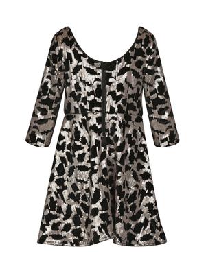 boat neck sequined frock - 16694436 - Standard Image - 2