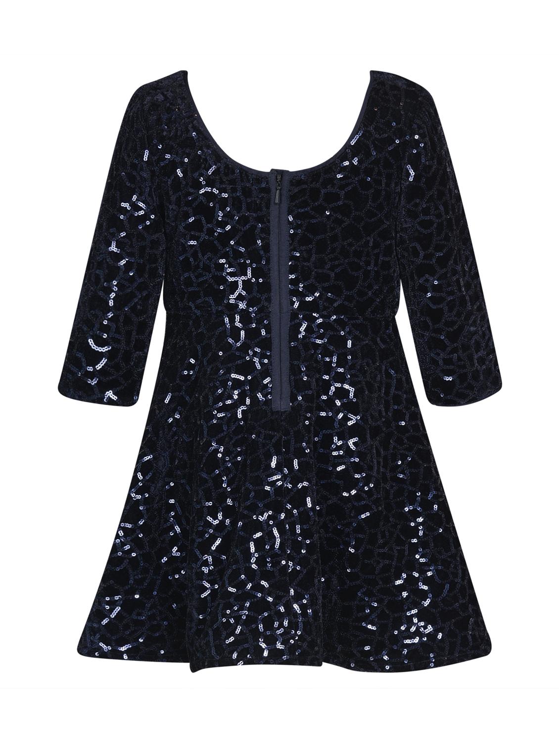 boat neck sequined frock - 16694439 - Zoom Image - 2