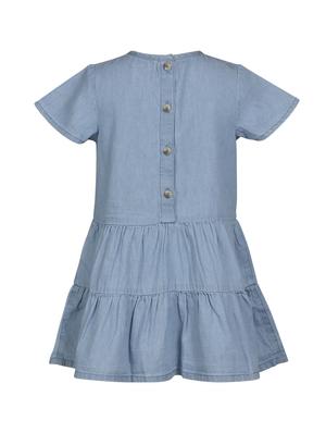 crew neck gathered frock - 16694440 - Standard Image - 2