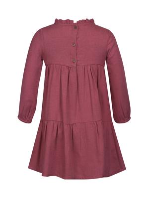 frill detail gathered frock - 16694447 - Standard Image - 2
