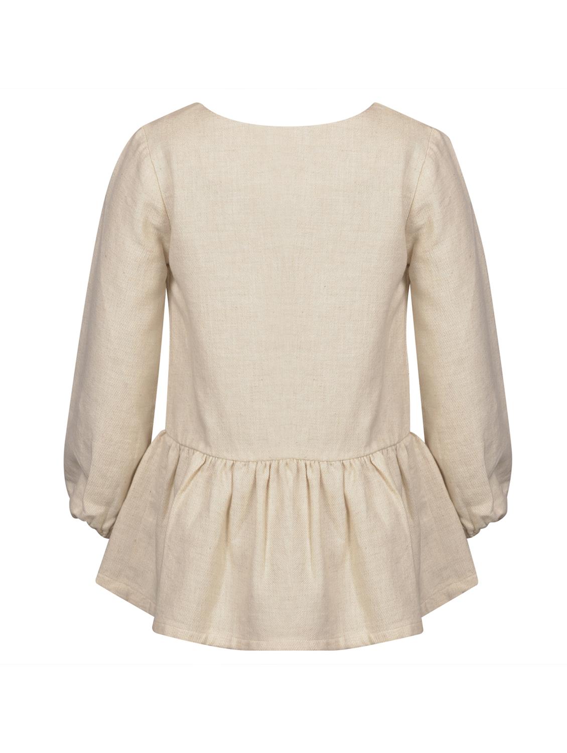 round neck gathered frock - 16694448 - Zoom Image - 2