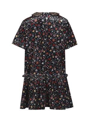 embellished neck floral frock - 16694449 - Standard Image - 2