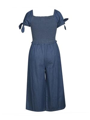 raglan sleeved smocked jumpsuit - 16694465 - Standard Image - 2