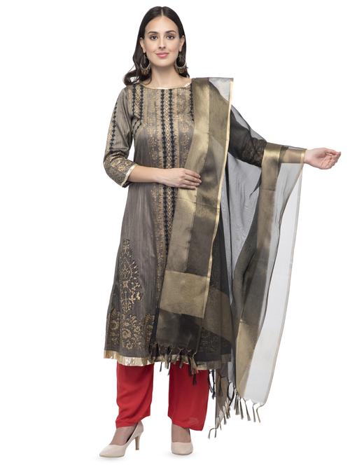 solid banarasi dupatta - 16694768 - Standard Image - 1