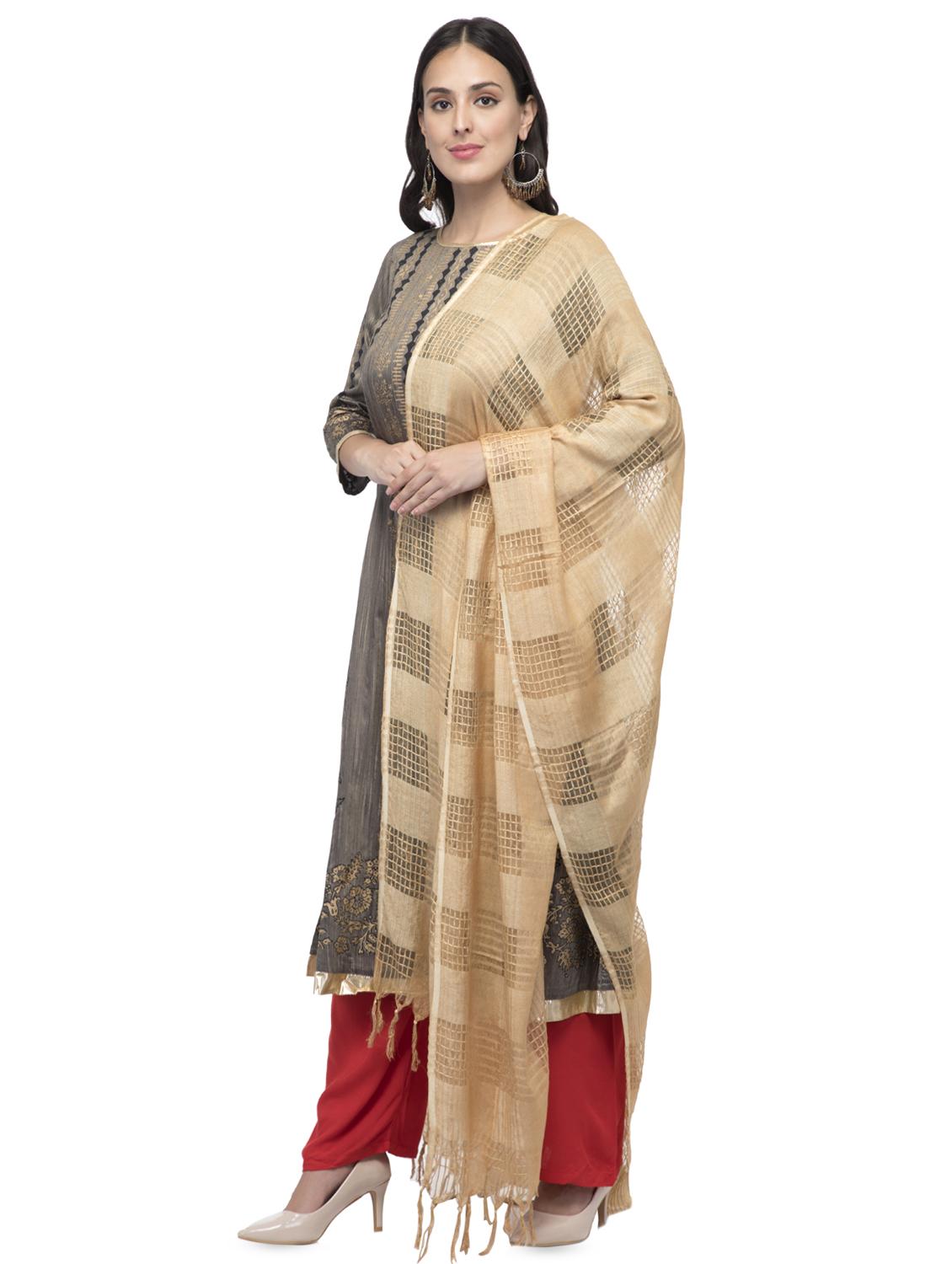 pastel solid dupatta - 16694772 - Zoom Image - 2