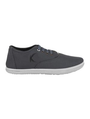grey canvas lace up sneakers - 16694891 - Standard Image - 2