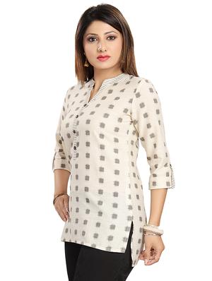 geometric printed straight kurti - 16694901 - Standard Image - 2