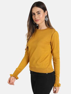 long sleeved round neck top - 16694964 - Standard Image - 2