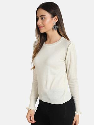long sleeved solid top - 16694965 - Standard Image - 2