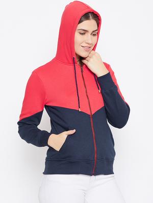 color block hooded jacket - 16695396 - Standard Image - 2