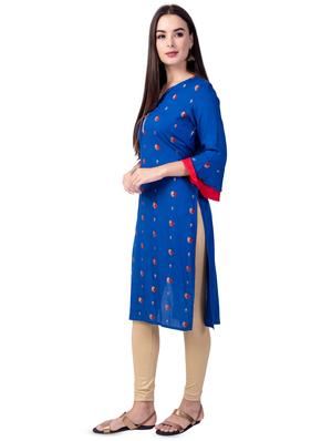 printed straight kurta - 16695479 - Standard Image - 2