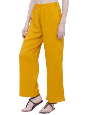 high rise solid straight palazzo - 16695729 - Standard Image - 2