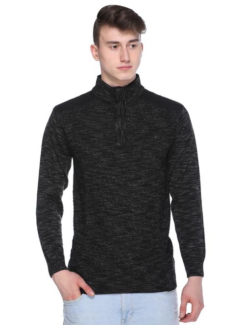 black self design pullover - 16696686 - Standard Image - 1