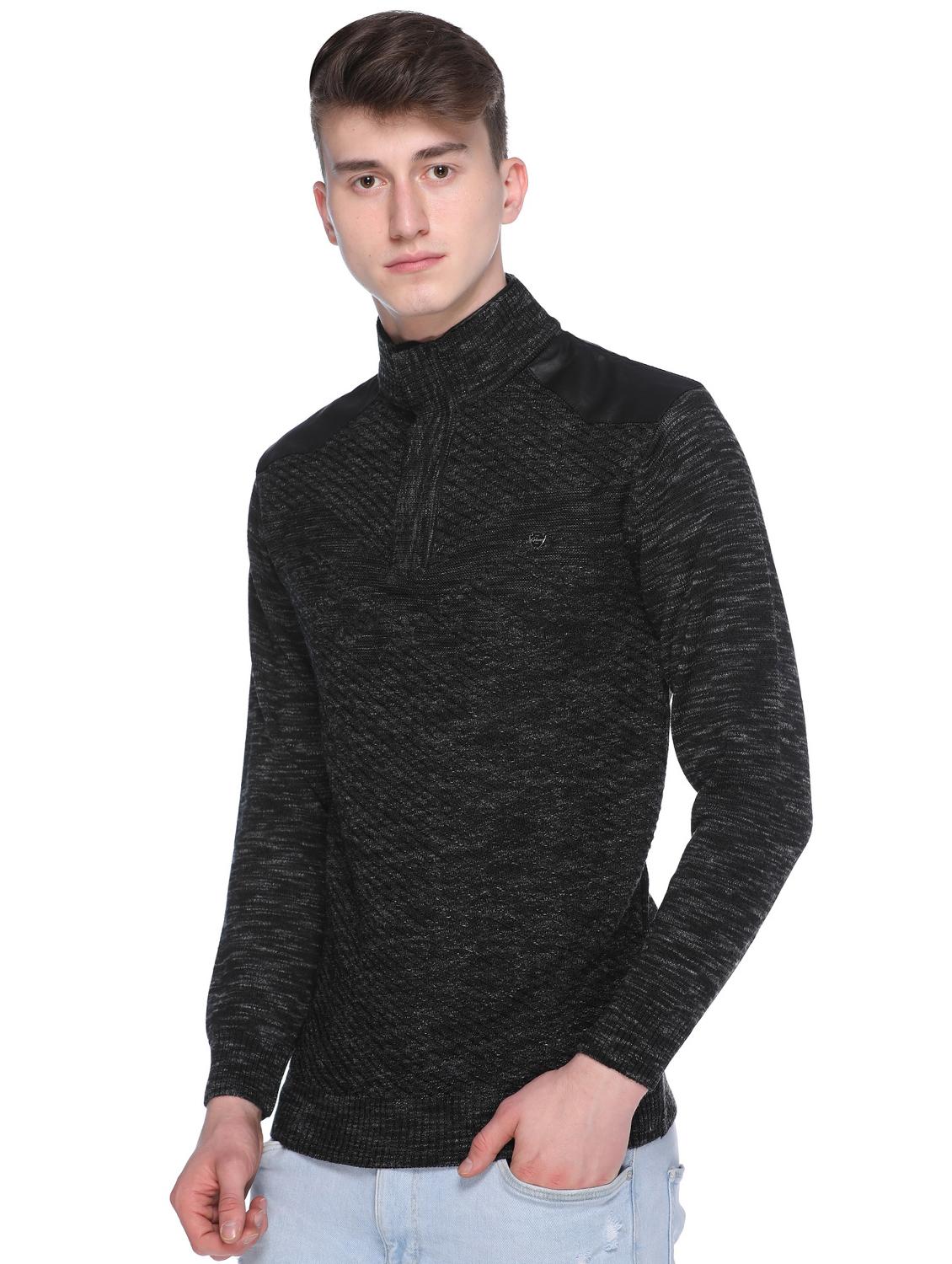 black self design pullover - 16696686 - Zoom Image - 2
